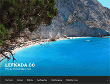 Tablet Screenshot of lefkada.cc